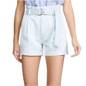Citizens of Humanity Yvette Light Wash Paper Bag Mini Shorts • Size 25 🔴